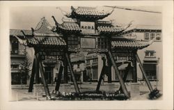 Gate of Maternal Virtue, Chinatown, Los Angeles Postcard