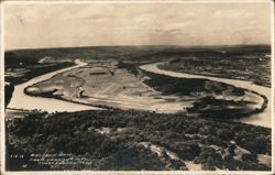 Moccasin Bend from Lookout Mountain, Chattanooga, TN Postcard
