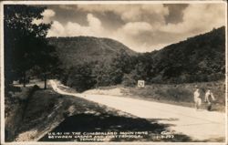U.S. 41, Cumberland Mountains, Tennessee Postcard