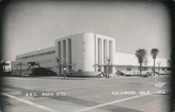 NBC Radio City, Hollywood, California Postcard
