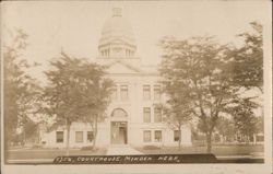 Courthouse, Minden, NE Postcard