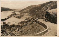 Columbia River Highway at Barrons Hill Postcard