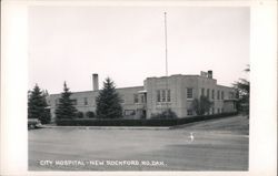 City Hospital, New Rockford, ND Postcard