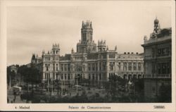 Palacio de Comunicaciones, Madrid Postcard