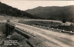 Loop the Loop, Pacific Highway, Siskiyou Mountains Postcard