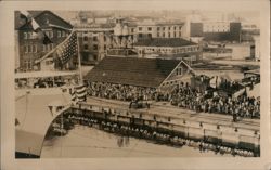 Launching U.S.S. Holland, Puget Sound Navy Yard Postcard