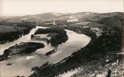 Roosevelt Highway, River Valley Landscape Postcard
