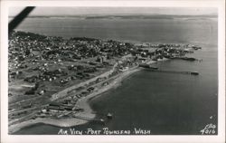 Air View, Port Townsend, WA Postcard