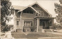 House at 323 E. Santa Fe Ave., Fullerton, CA Postcard