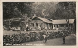 Home Again at Switzer-Land Lodge Postcard