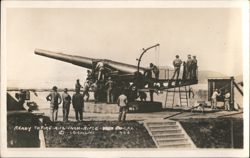 Ready to Fire - A 12-Inch Rifle, C.A.C. Postcard