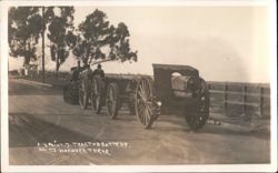 A-4 Point-7 Tractor-Battery, On It's Way Over There Postcard