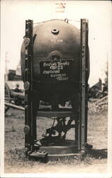 British Trophy No 22 Captured German Mine Postcard