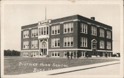 District High School, Buda, IL Postcard
