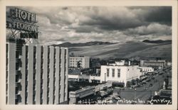 Hotel Florence, Higgins Avenue, Missoula Postcard