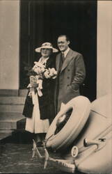 Princess Juliana & Prince Benno, Noordeinde Palace, 1936 Postcard