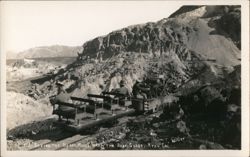 Seeing the Borax Mines from the Baby Guage, Ryan, CA Postcard
