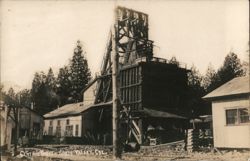 Central Shaft, Grass Valley, CA Postcard