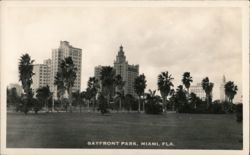 Bayfront Park, Miami, FL Postcard