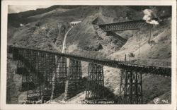 São Paulo Railway Viaduct, Santos - São Paulo Route Postcard