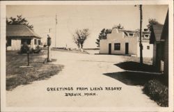 Lien's Resort, Brevik, MN Postcard