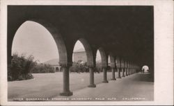 Inner Quadrangle, Stanford University Postcard
