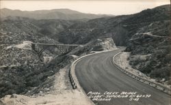 Pinal Creek Bridge, Globe-Superior Highway, Arizona Postcard