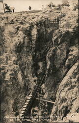 Incline Railroad Car Nearing Top, Royal Gorge, CO Postcard
