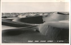Sand and More Sand, Desert Dunes Postcard