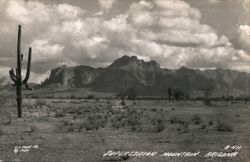 Superstition Mountain, Arizona Postcard