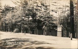 Pine Dale Cabins, Skowhegan, ME Postcard