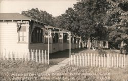 Manhattan Beach Cabins, West Okoboji Lake Postcard