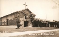 Sonoma Mission, Founded in 1823 Postcard