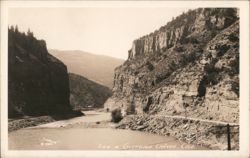 View in Glenwood Canyon, Colo. Postcard