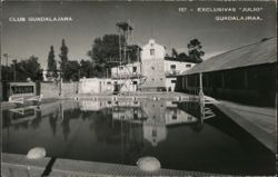 Club Guadalajara, Swimming Pool & Diving Tower Postcard