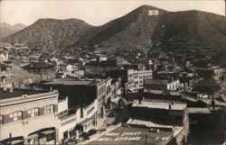 Main Street & 'B' on Hill, Bisbee, AZ Postcard