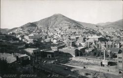 Downtown Bisbee, Arizona, Hillside View, 1938 Postcard
