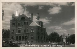 U.S. Post Office, Carson City, NV Postcard