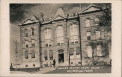 Walker County Court House, Huntsville, Texas Postcard