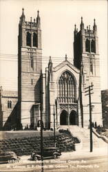 Mt. Lebanon U.P. Church, Highest Point Allegheny County Postcard