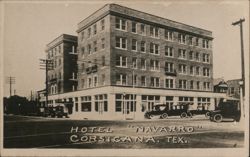 Hotel Navarro, Corsicana, TX Postcard