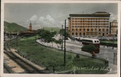 The Peninsula Hotel, Hong Kong Tinted Photo Postcard
