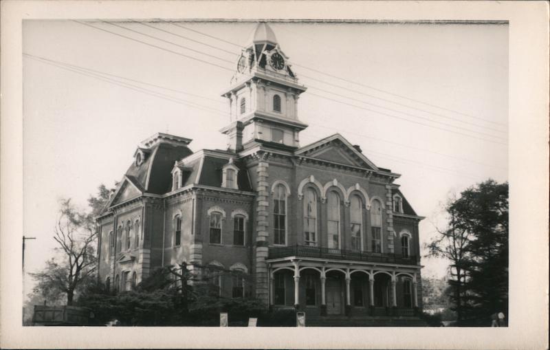 Hancock County Court House Sparta GA Postcard Hancock County Court House Sparta GA Postcard