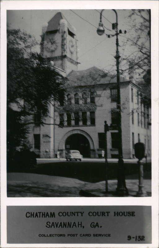 Chatham County Courthouse Savannah Georgia