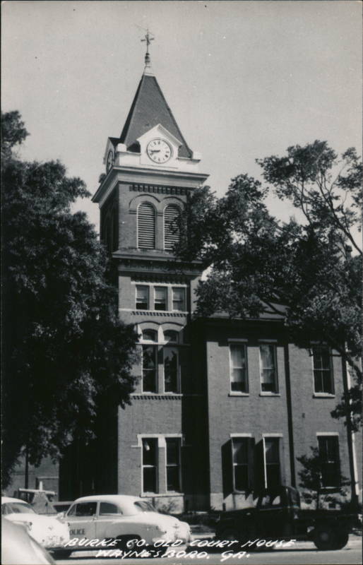 The Old Burke County Courthouse Waynesboro, GA Postcard