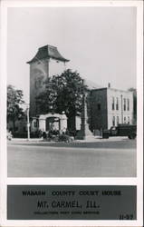 Wabash County Courthouse Mount Carmel, IL Postcard Postcard Postcard