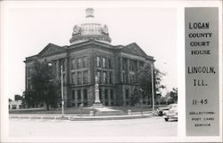 Logan County Courthouse Postcard