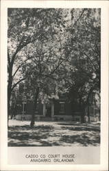 Caddo Co. Courthouse. Anadarko, Oklahoma Postcard