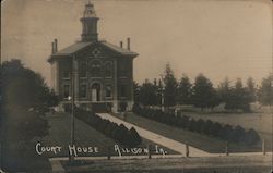 County Court House Allison, IA Postcard Postcard Postcard