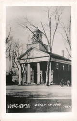 The Henderson County Courthouse Oquawka, IL Postcard Postcard Postcard